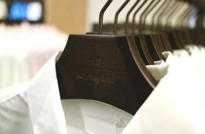 Providing special hangers for a Swedish designer brand store
