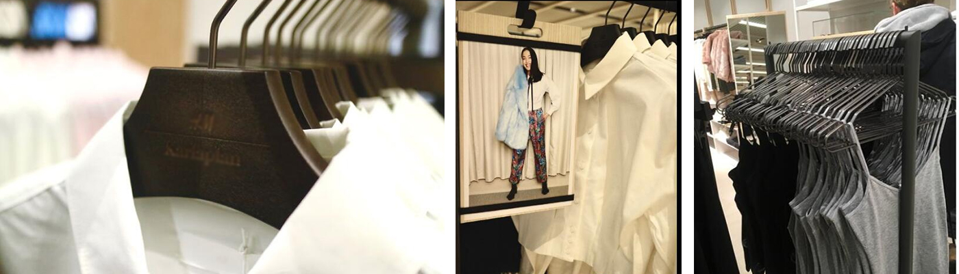Providing special hangers for a Swedish designer brand store