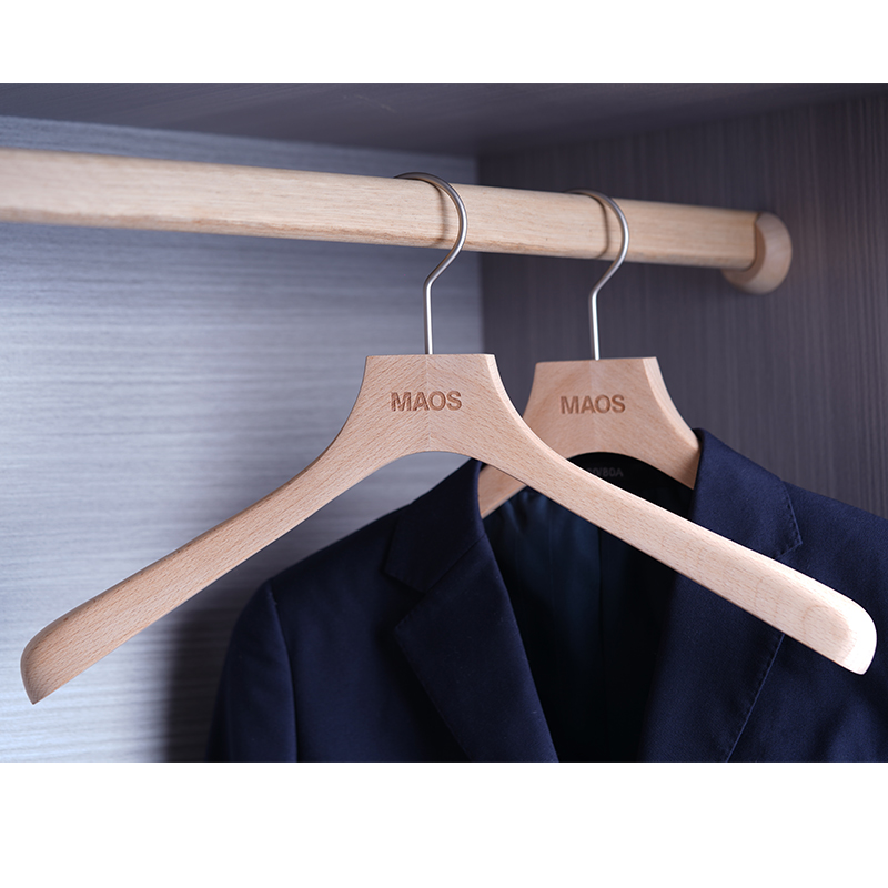 Luxury Beech Wood Hanger without Painting