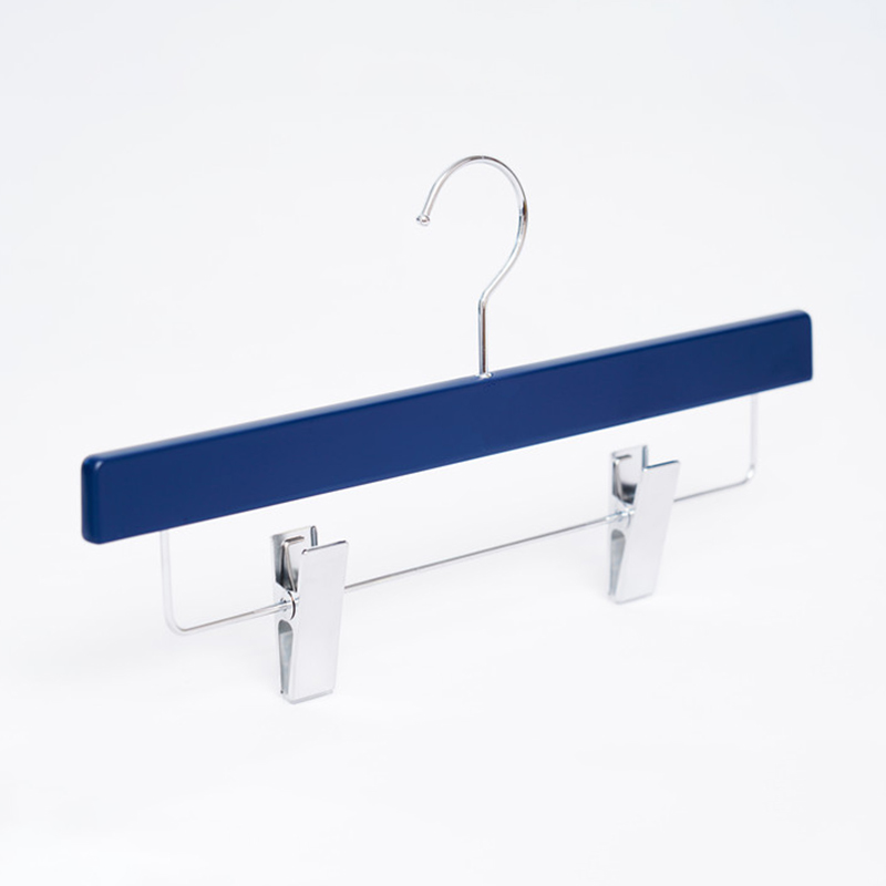 Ultrasonically Welded Blue Rubber Soft-Touch Plastic Bottom Clips Hanger