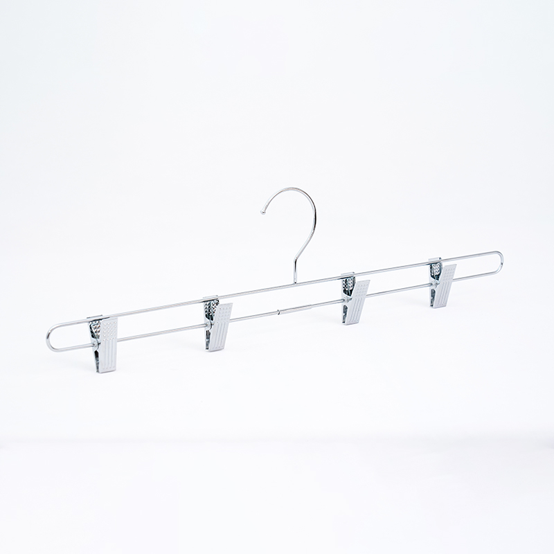 Irregular Pants Hanger with 4 Clips