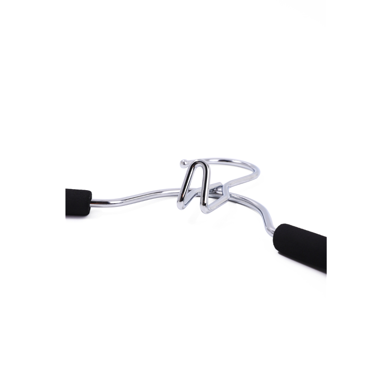 Black Non-Slip EVA Foam Padded Top Hanger with Intergarated Downside Hook 42CM