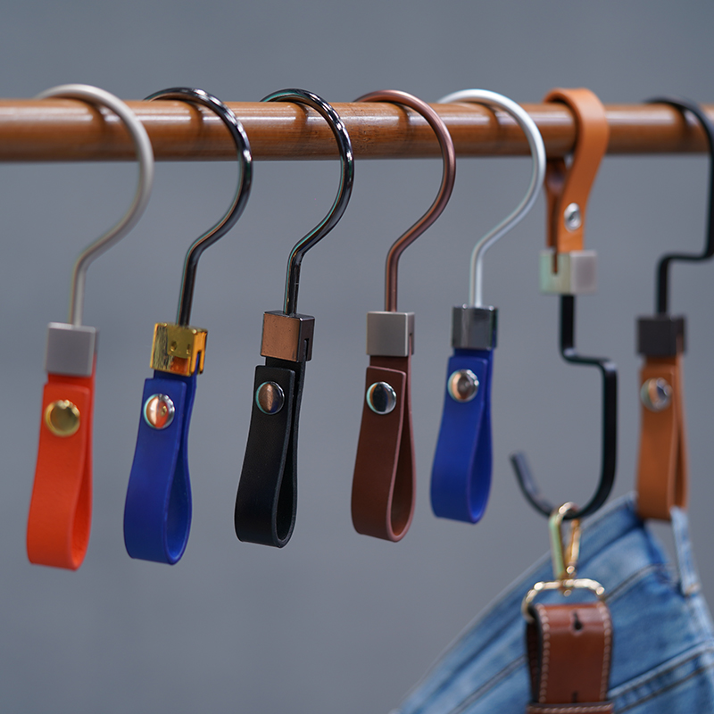 Stylish Single Hook with Leather Strap