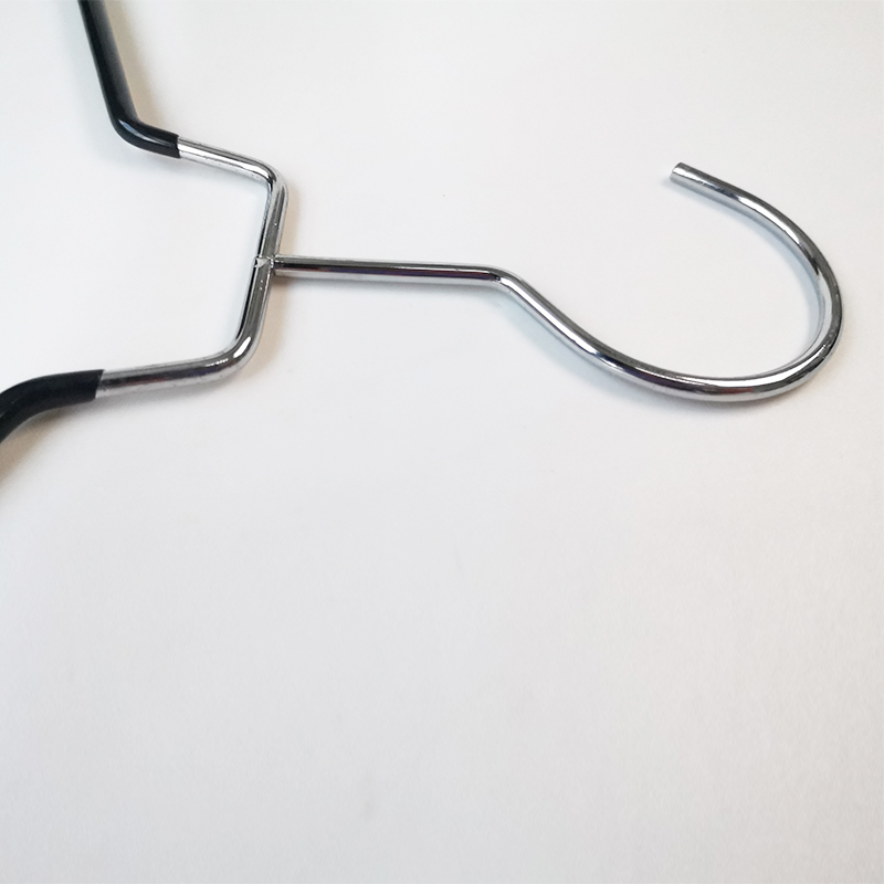 Black PVC Double Wire Coating Metal Hanger